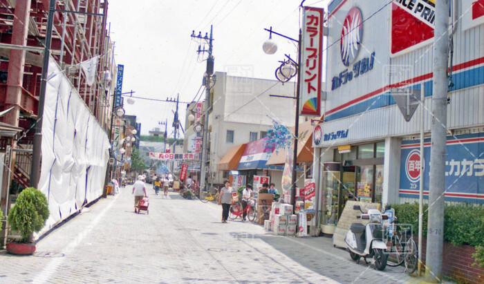 篠崎新町商店街　入口付近
